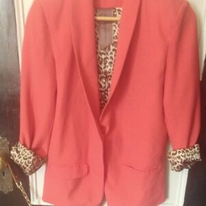 Like new red blazer